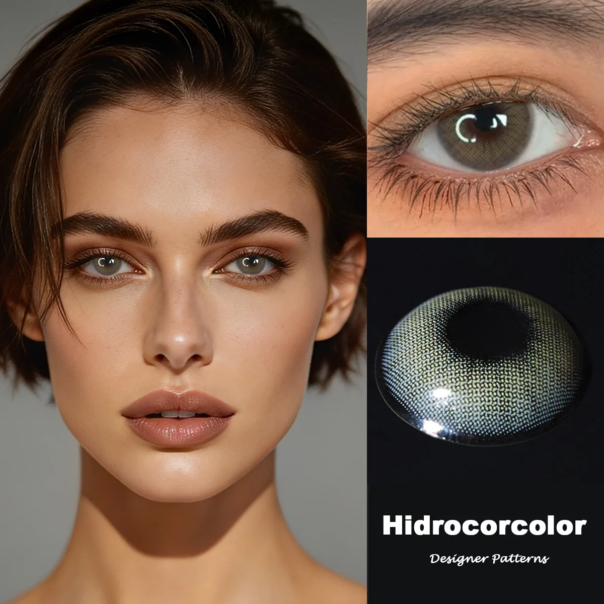 Visuashow Hidrocorcolor Bernstein-Braune Farblinsen für Augen, mit Natürlicher Kleiner Pupille, Jährlich mit Stärke. Weich und bequem, perfekt für den täglichen Gebrauch und das elegante Schönheits-Make-up – Detail 19