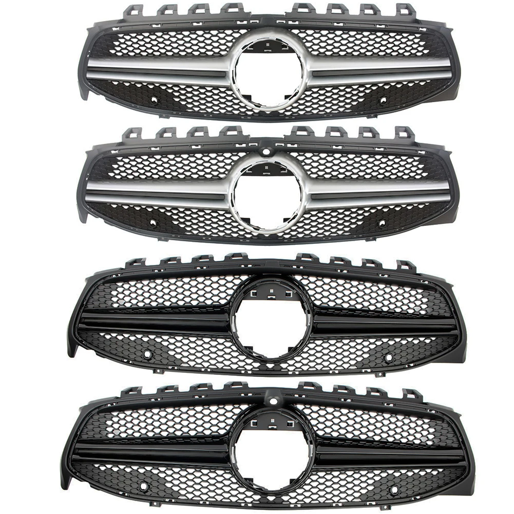 

Car GT Style Front Bumper Mesh Center Hood Grille For Mercedes-Benz W118 CLA Class CLA180 CLA200 CLA220 2020 - 2023