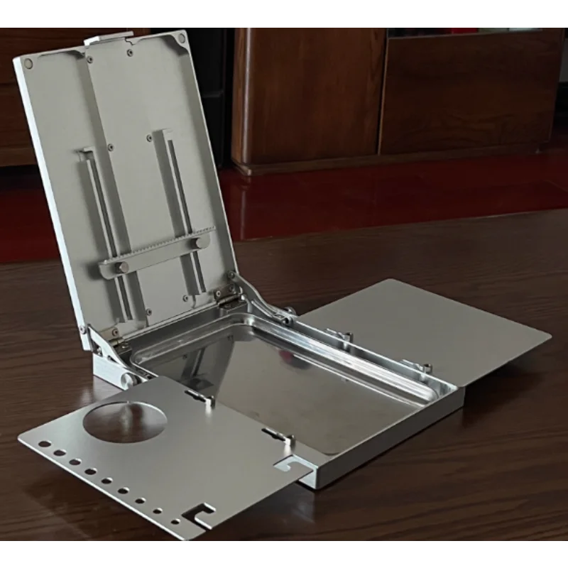 

Регулируемая коробка для акварелей из алюминиевого сплава, удобная портативная коробка для уличных эскизов