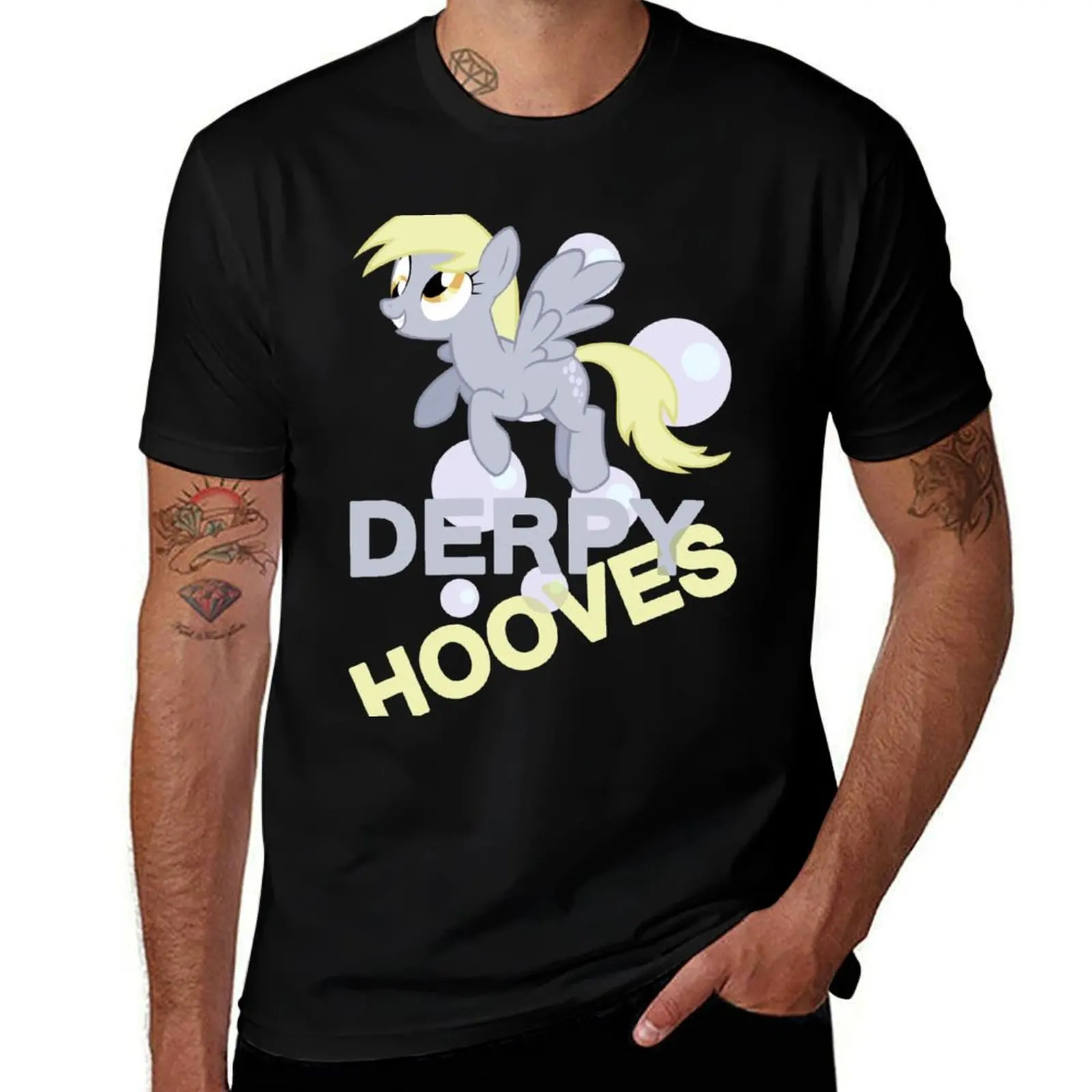 

Derpy Hooves T-Shirt graphic tee shirt anime clothes fitted t shirts for men