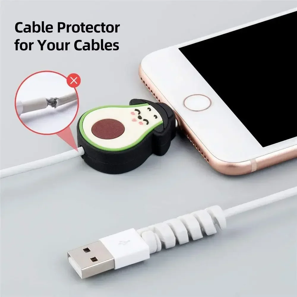 Charger Plug Protective For iPhone USB Cable Protector Cable Cord Case Winder Cover Data Line Bite Anti Breakage Protector