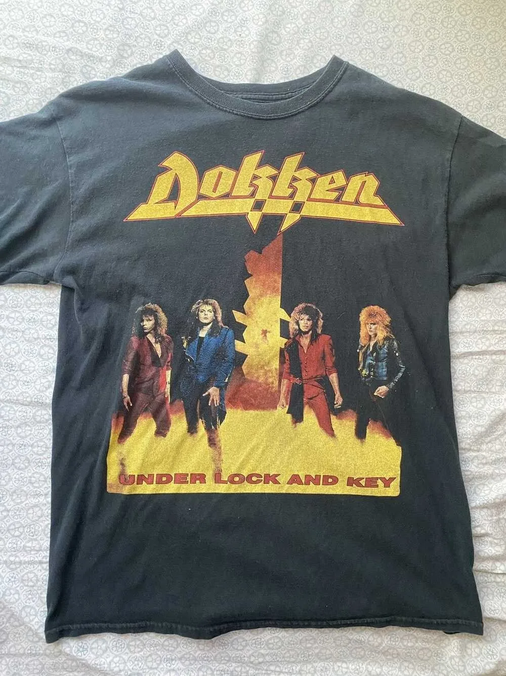 

Футболка группы Tour Vintage Dokken 1985, перепечатка AN47630