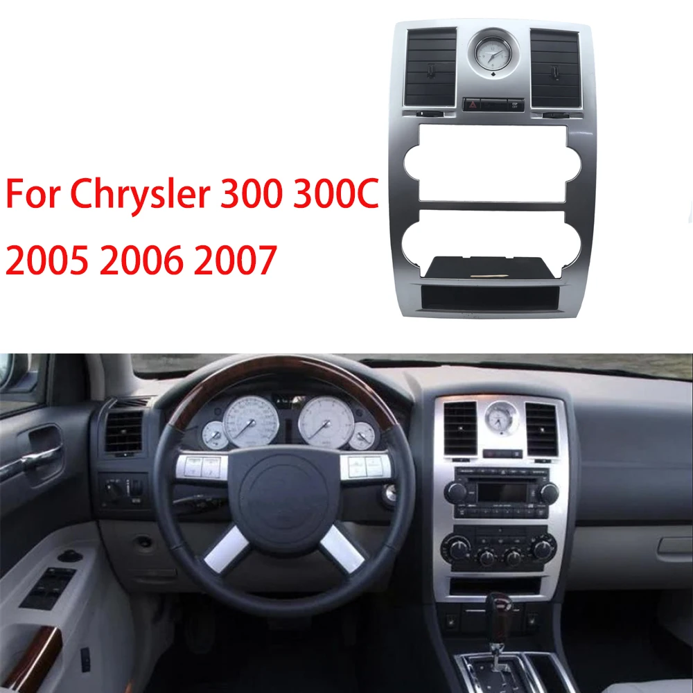 

Для Chrysler 300 300C 2005 2006 2007, розетка для средней приборной панели, вентиляционное отверстие для кондиционера, оригинальная рамка, розетка для кондиционера