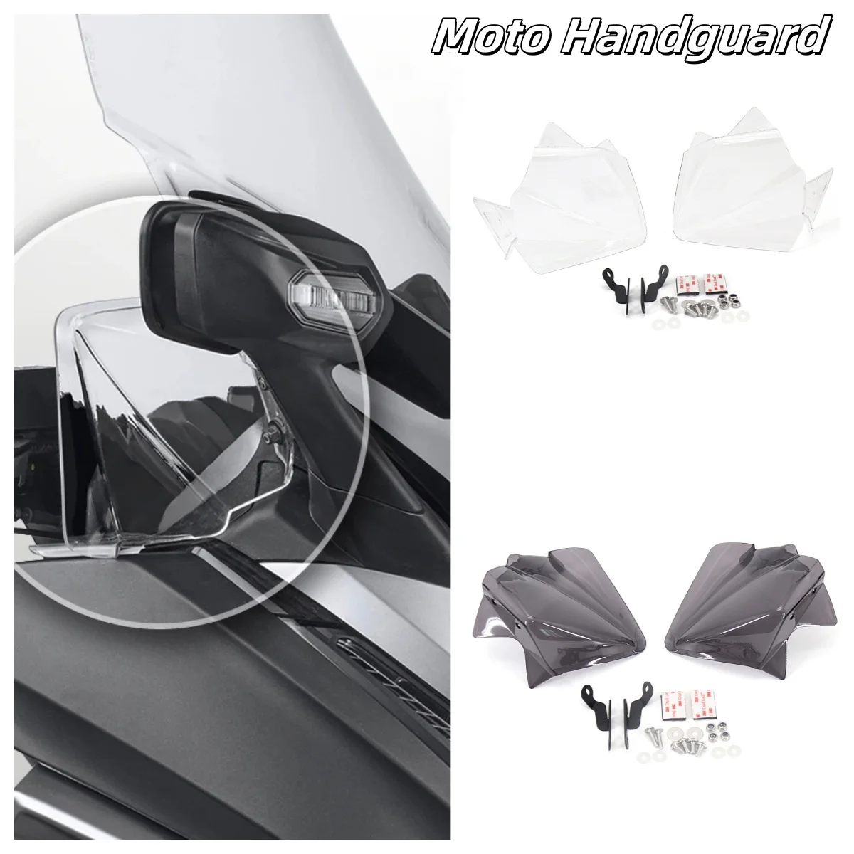 Motorcycle Acrylic Handguard For Honda Forza 125/250/300/350 2019 Adjustable Hand Guard Shield Protector Wind Screen Deflectors