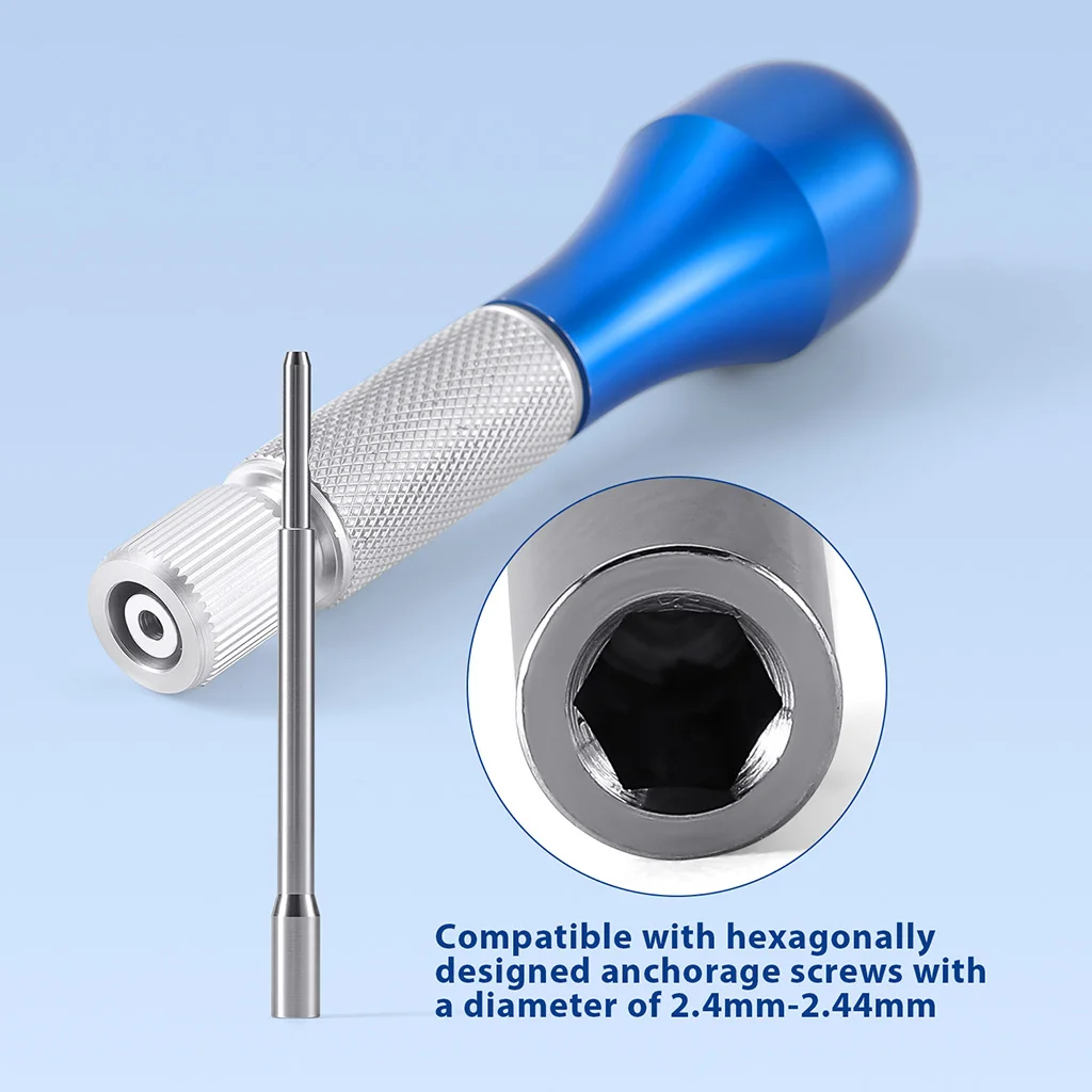 AZDENT Dentaler Kieferorthopädischer Implantat-Mikroschraubendreher, selbstbohrendes Werkzeug, universelle Schraubendreher mit Sechskantkopf für das Labor – Detail 6