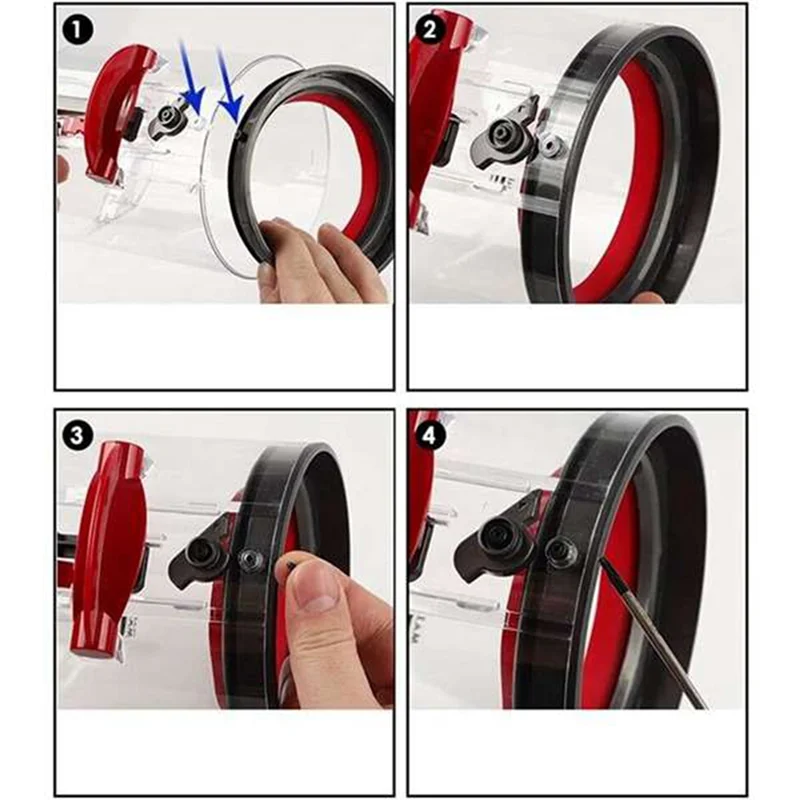 For V12 V10Slim SV18 Vacuum Cleaner Dust Bin Top Fixed Sealing Ring Replacement Attachment Spare Parts Accessories