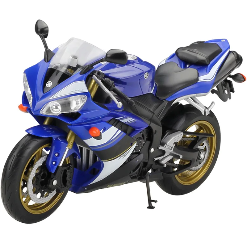 WELLY 1:10 YAMAHA YZF-R1 Alloy Racing Motorcycle Model Simulation Diecast Metal Motorcycle Model Collection Childrens Toy Gifts