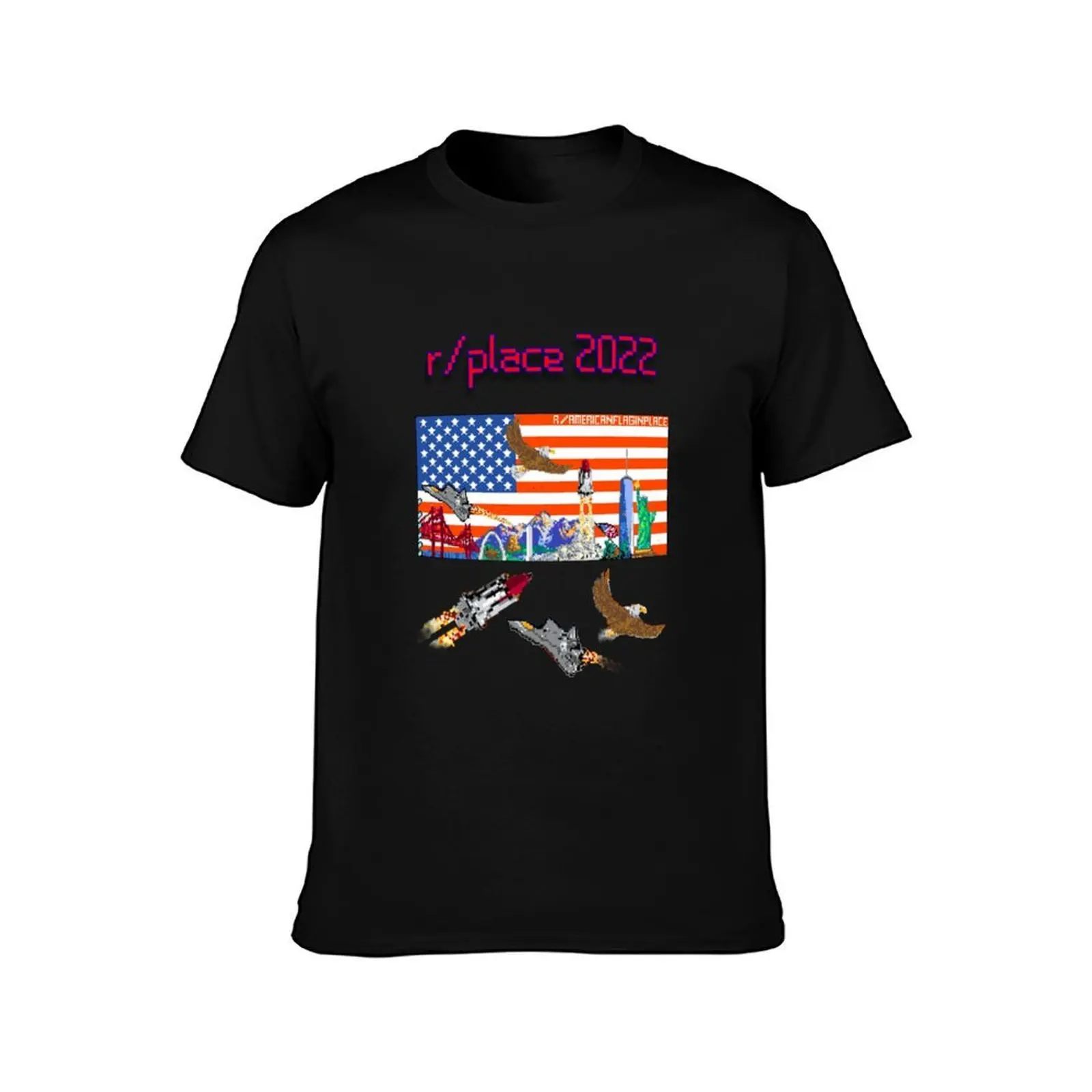 r/AmericanFlagInPlace 2022 Final Result Merch T-Shirt Abstract Pattern Print Top