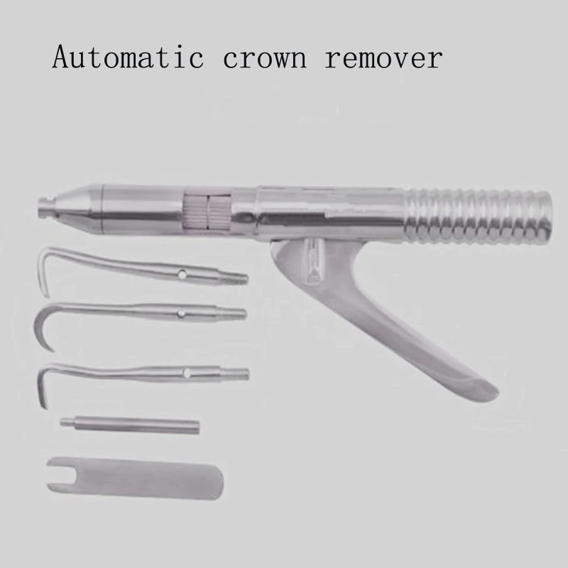 Pakistan automatic crown extractor imported crown extractor sent three joints commercial genuine stainless steel dental