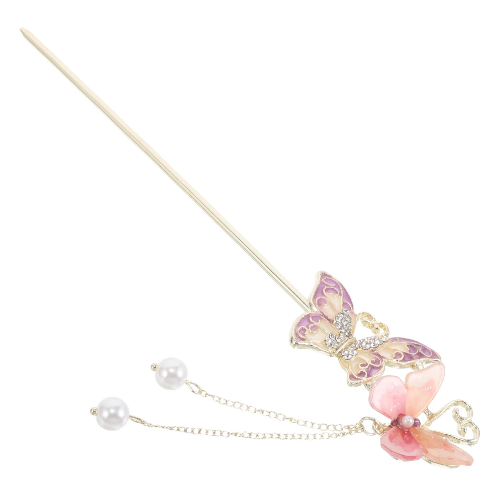 

Butterfly Hairpin Chignon Headwear Modeling Zinc Alloy Chinese Styling Accessories