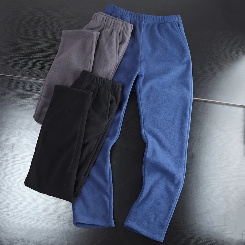 

ex Fce Lined Warm Pants Casual Spor Long Trousers for Autumn Winter Youth Faion Anti-Wrinkle ket Detail