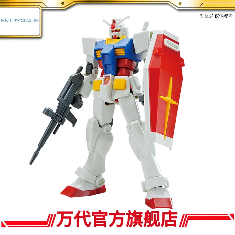 

Bandai Genuine In-Stock Eg 1/144 Rx-78-2 Mobile Suit Gaoda Yuanzu Model Kit Gift Cool Figure Model Educational Construction Toy