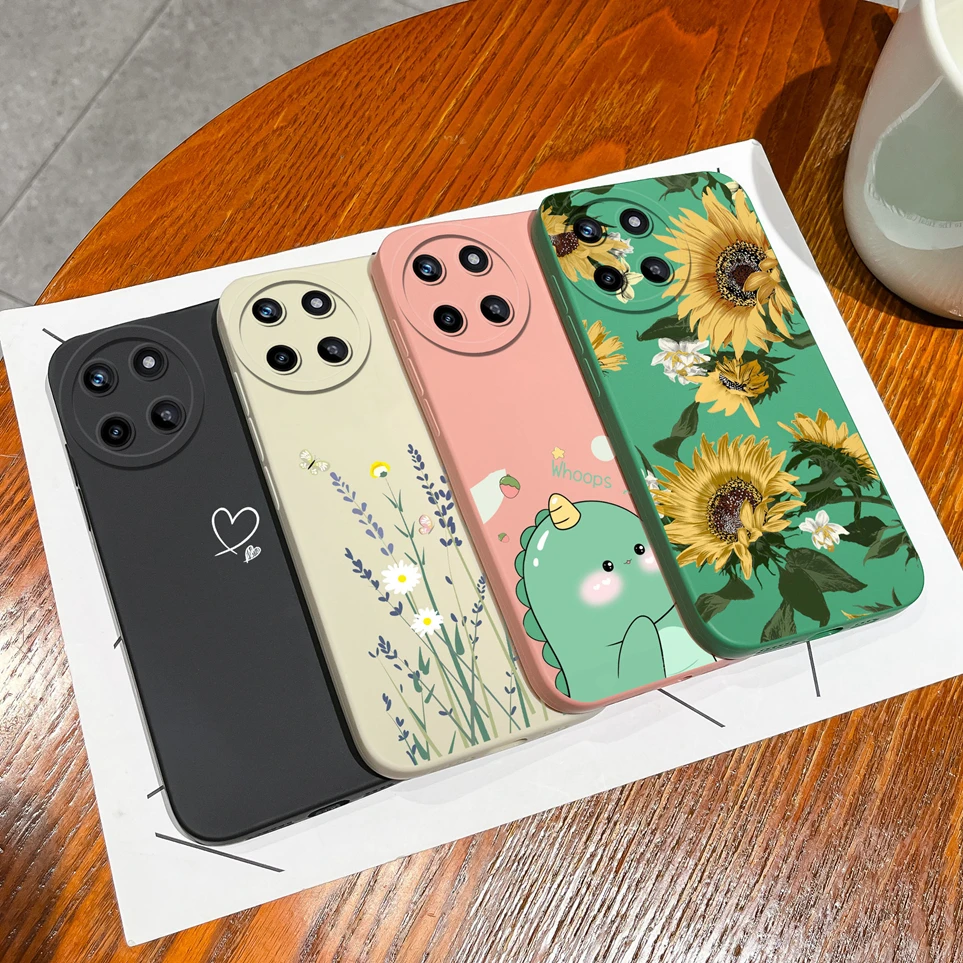 

Back Cover For OPPO Realme 11 11 Pro 11 Pro Plus 5G Beautiful Flower Soft Case Camera Protection Coque For Realme 11Pro+ Funda