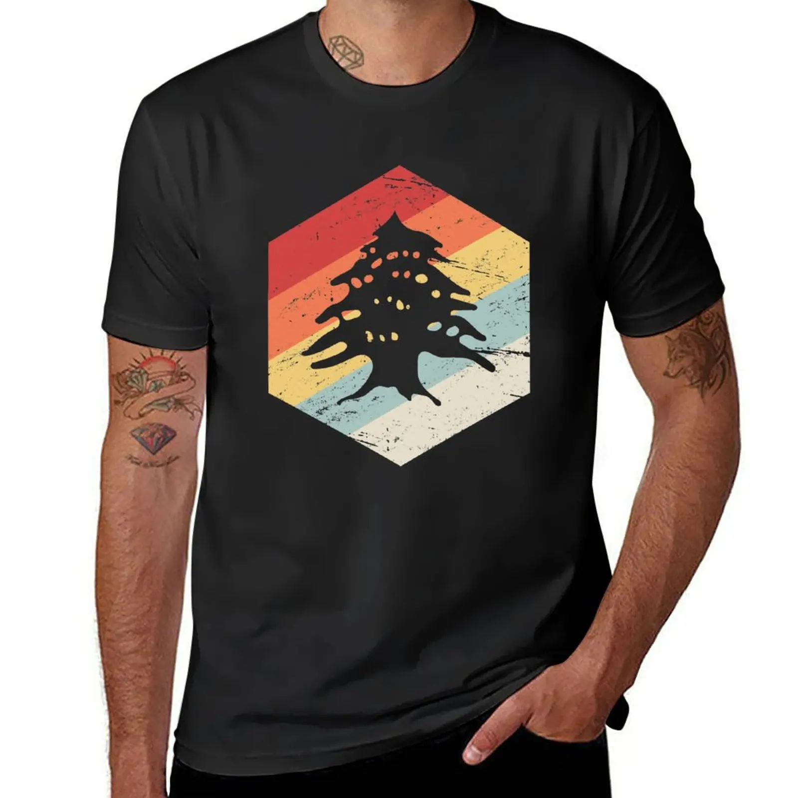 

New Retro Lebanon Cedar | Lebanese T-Shirt vintage clothes sublime t shirt T-shirt for a boy plain black t shirts men