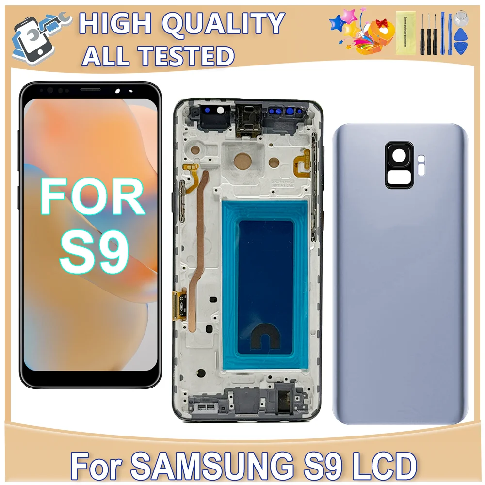 tft-サムスンギャラクシー-s9-液晶ディスプレイフレームタッチスクリーンデジタイザーアセンブリ交換用-sm-g960fd-g960-g960f-液晶