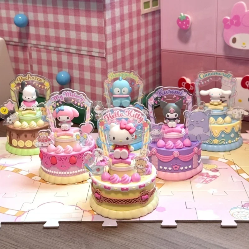 

Новая серия Sanrio Sweet Bakery, модная слепая коробка, игрушечная модель, украшение ручной работы, коллекция орнаментов, детские подарки-сюрпризы
