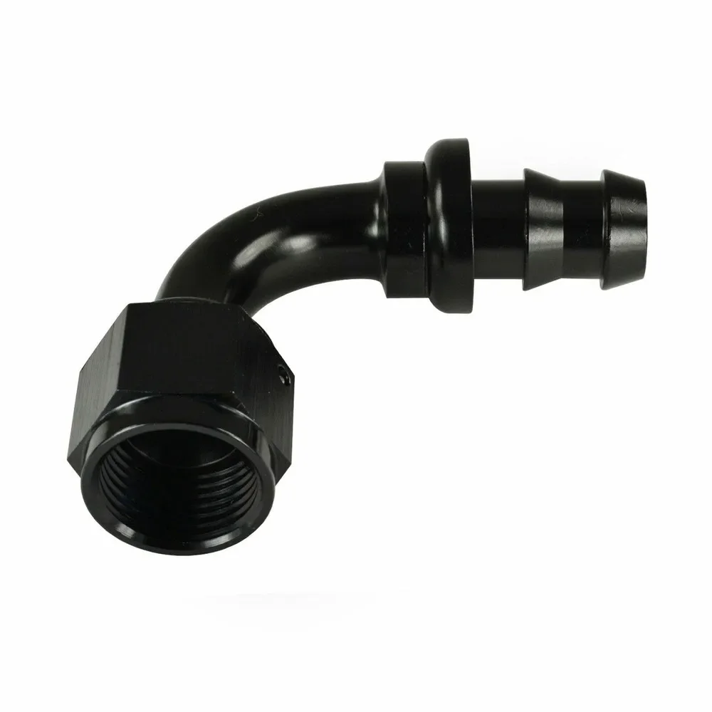 AN4/10 Push-on Lock Hose End Barb Hose Fitting End Oil Fuel Line 0° 45°
