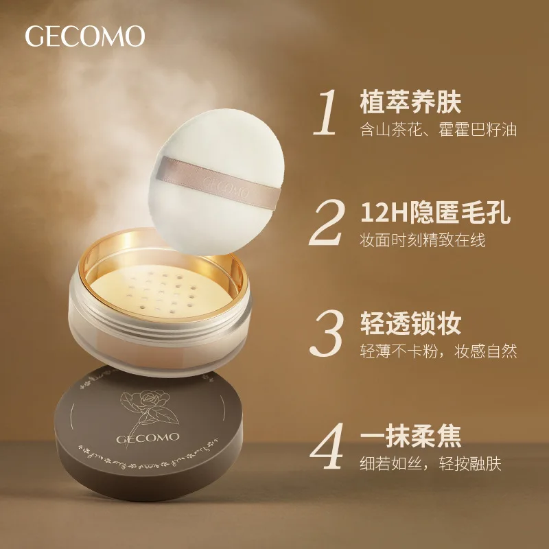 Face Loose Powder Foundation Oil Control Contour Makeup Base Matte Facial Makeup Cosmetics Makeup Powder  Setting Powder