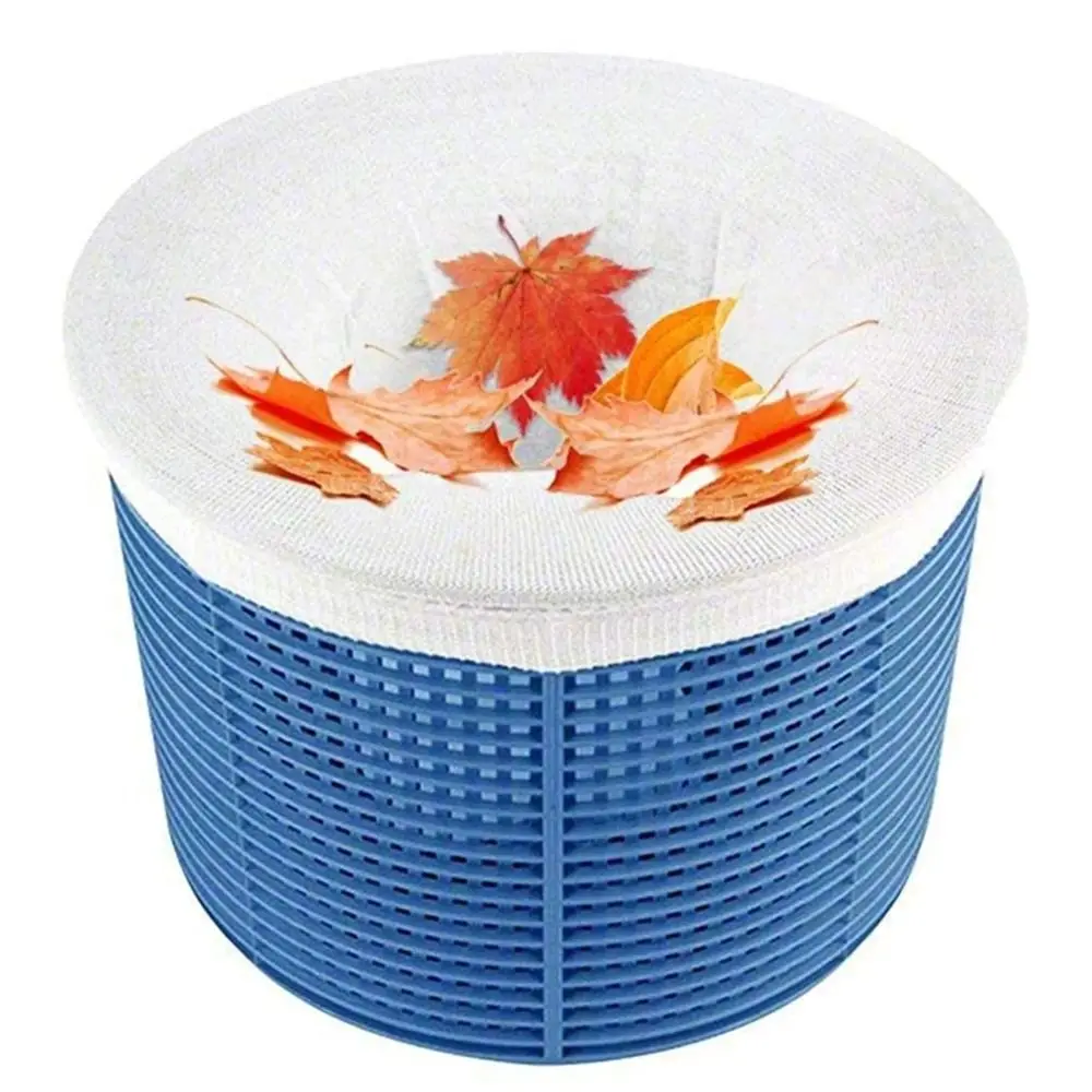 10Pcs Nylon Mesh Swimming Pool Garbage Cover Dustproof Reusable Swimming Pool Filter Socks Anti fouling