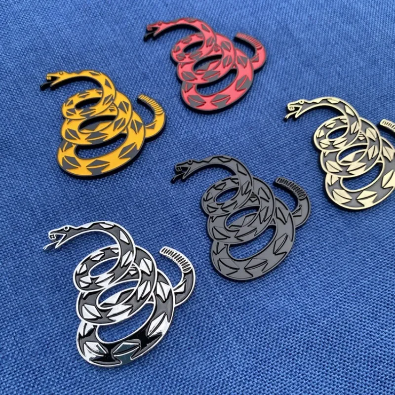 

3D Metal Car Body Trunk Sticker Badge Cobra Decal for Audi Jeep Mazda Mitsubishi Peugeot KIA Volkswagen Honda Volvo Ford