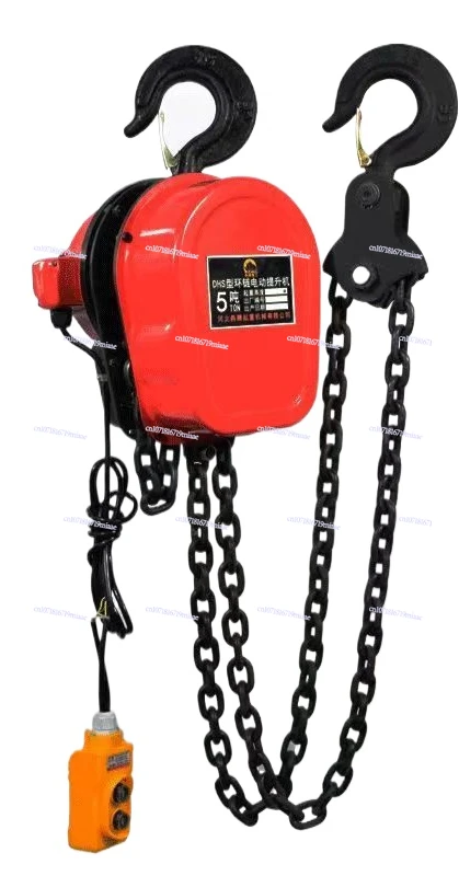 220V/380v ring chain electric hoist 1 ton 2 tons 3 5 tons 10 hoist household reversing chain electric hoist