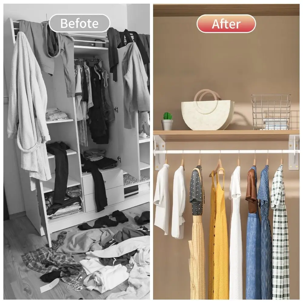 

Сверхмощный кронштейн для полки в шкафу, держатель с крючком, простая установка, настенное крепление, вешалка, прочный треугольник, устойчивый к коррозии