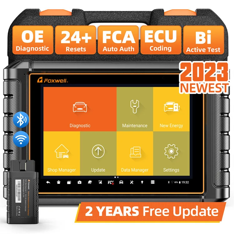 FOXWELL NT909 Automotive Full System Diagnostic Tool OBDII Tester Maintenance Reset