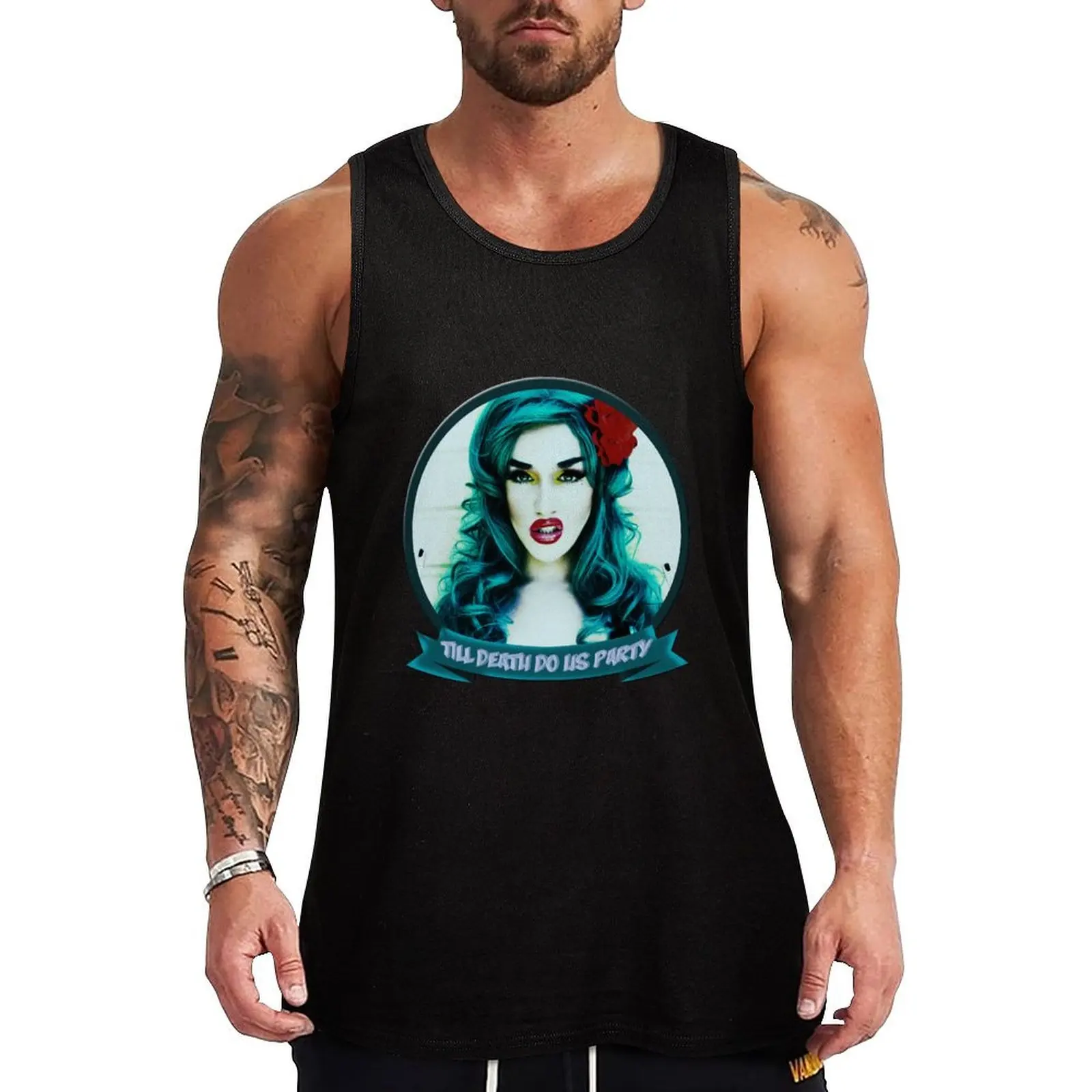 

Adore Delano -Till Death Do Us Party Tank Top t-shirt for man men gym clothing anime gym