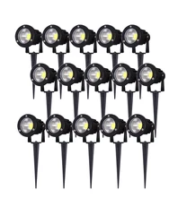 Outdoor LED Jardim Luzes, Paisagem Spike Bulb, IP65 impermeável lâmpada de gramado, Path Spotlights, 10W, 220V, 110V, 12V, 24V