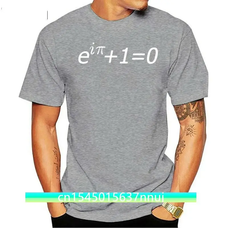 Unisex Euler's Identity Equation Tshirt - Science Maths Physics T Shirt - Eulers Cool Casual pride t shirt men Unisex Fashion