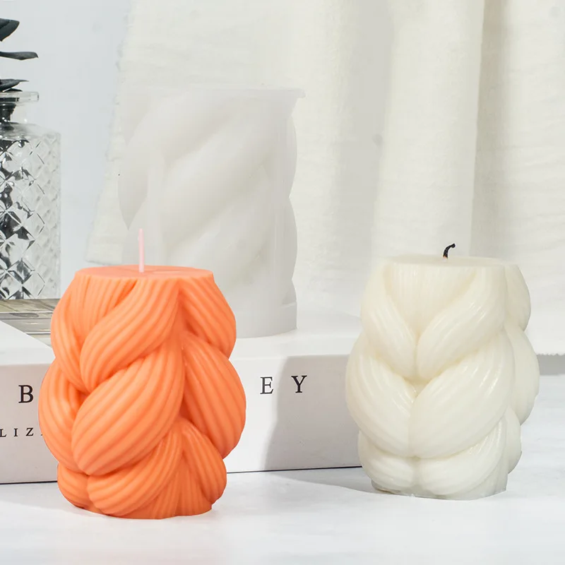 Close Ball Scented Candle Silicone Mold DIY Hemp Rope Plaster Set Diffuser Stone Soap Mold