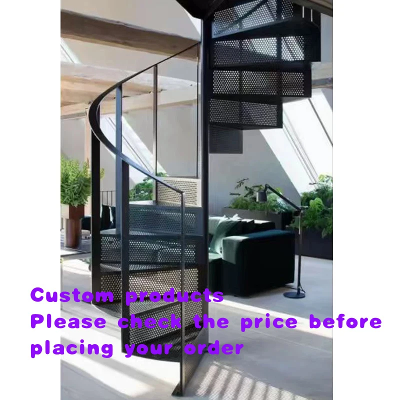 custom.Custom Residential Loft Iron Staircases Pieced Together with a Unique Design of Quality Metal Staircases