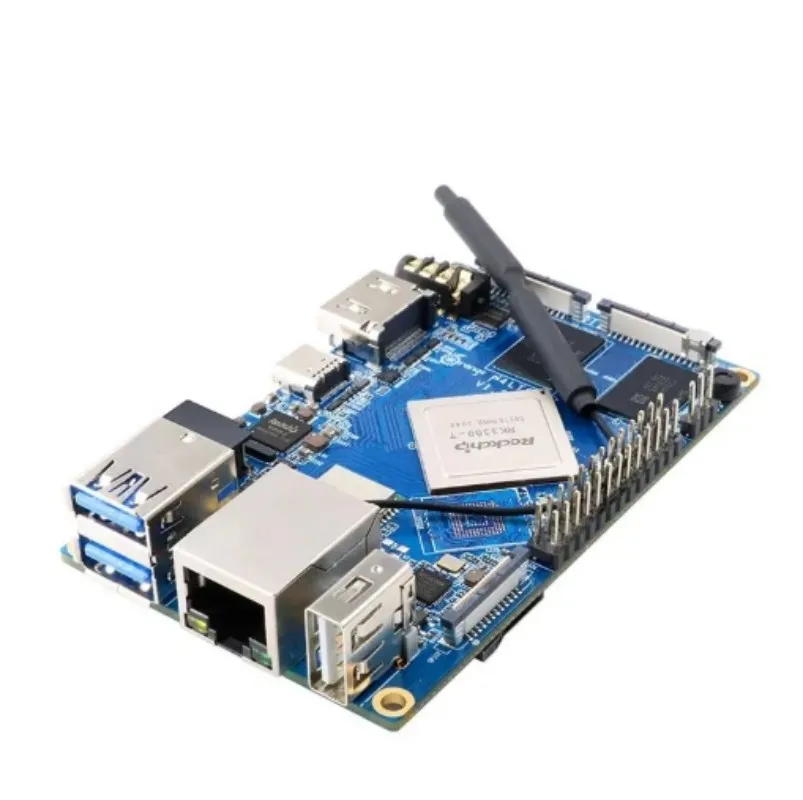 2025 Orange Pi 4 LTS 3GB/4GB RAM Rockchip RK3399-T، يدعم Wifi+BT5.0، Gigabit Ethernet، تشغيل Android، Ubuntu، Debian OS