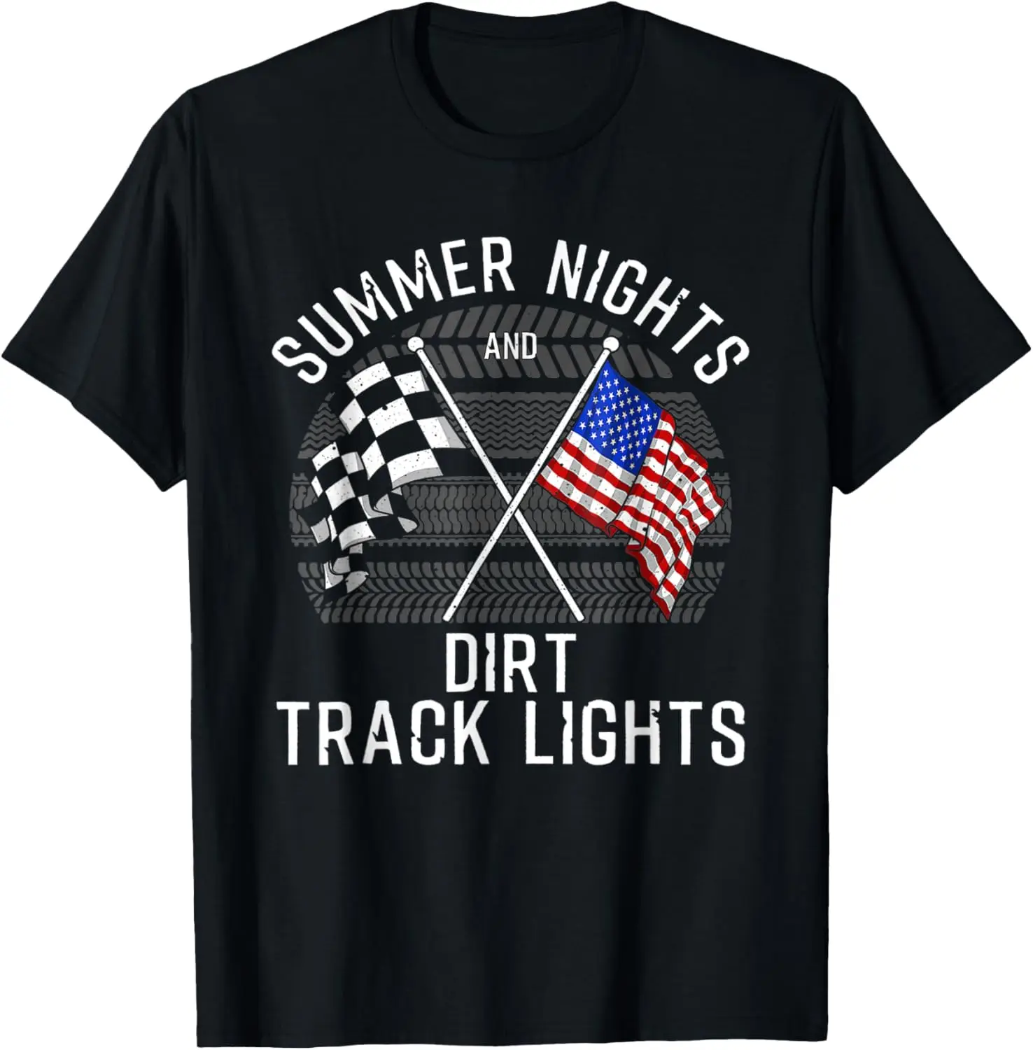 Funny Dirt Racing Gift For Men Women Cool Dirt Track Racing T-Shirt