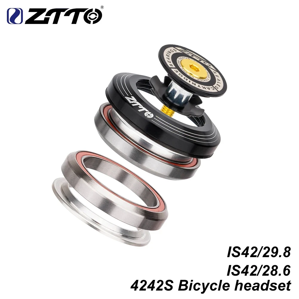 ZTTO MTB Road Bicycle Internal Headset 42mm 42mm CNC 1 1/8