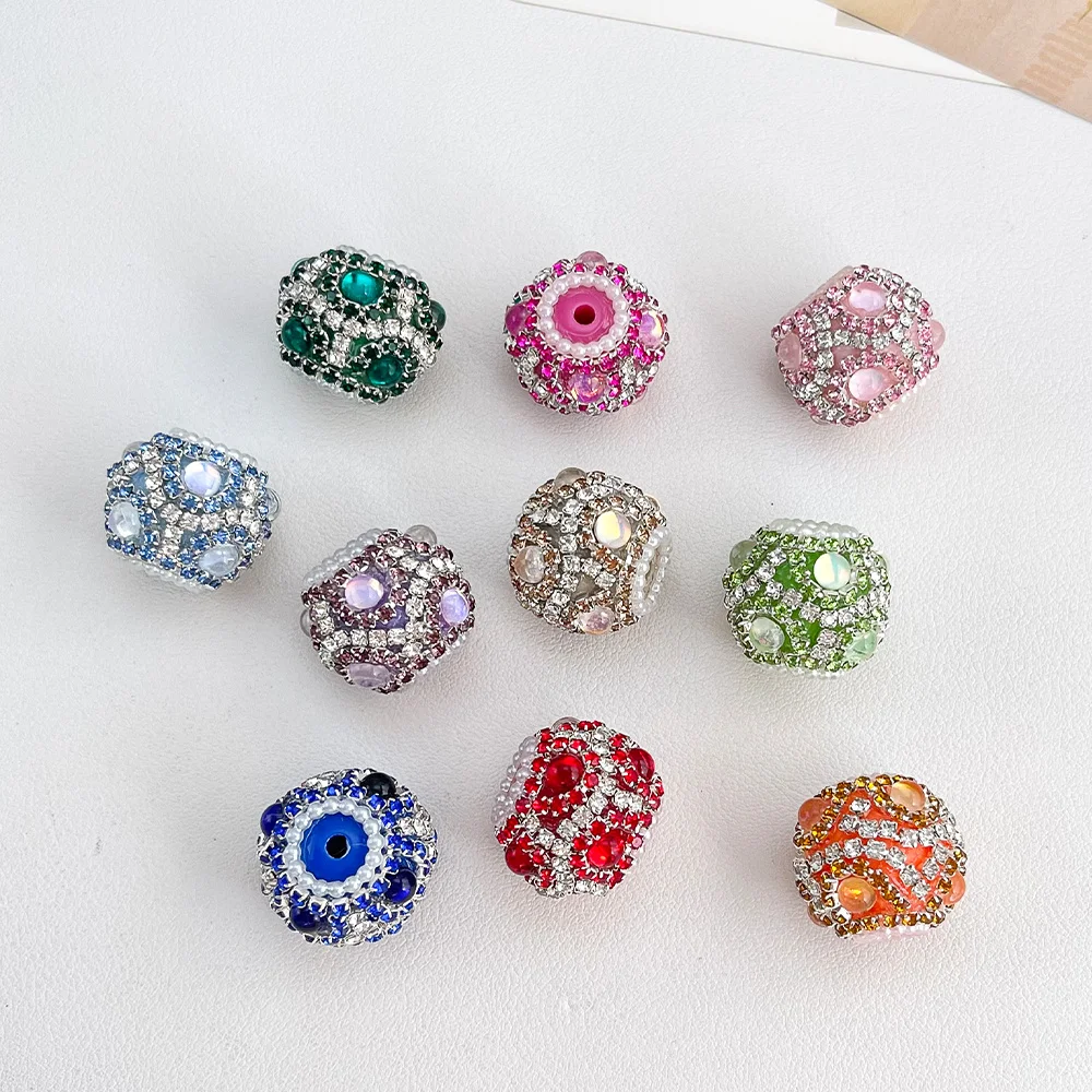 

Сердечный дизайн 50 шт. 19*21 мм ручная работа/круглая форма/эффект страз/модные бусины/бусины «сделай сам»/фурнитура и компоненты для ювелирных изделий # 19840