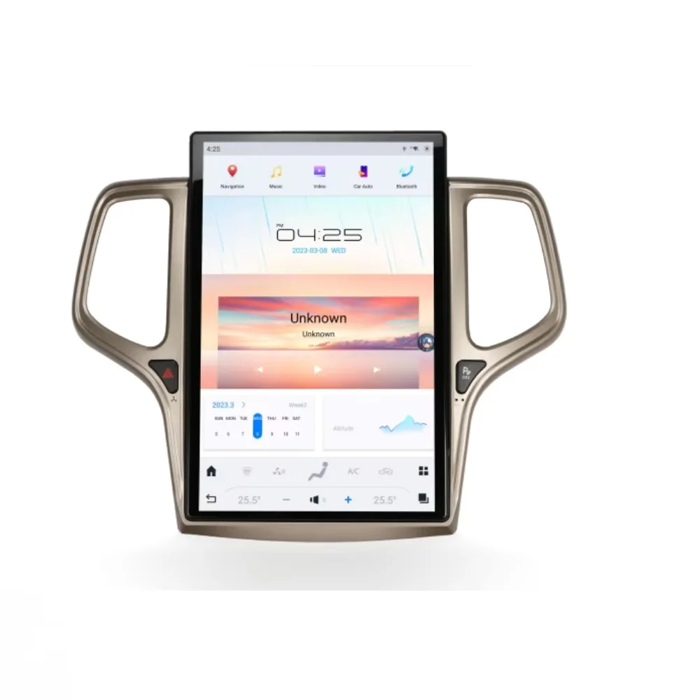 

Android 14.4" For Jeep Grand Cherokee 2011-2022 Car Radio Multimedia Player GPS Navigation Stereo Screen Head Unit Qualcomm