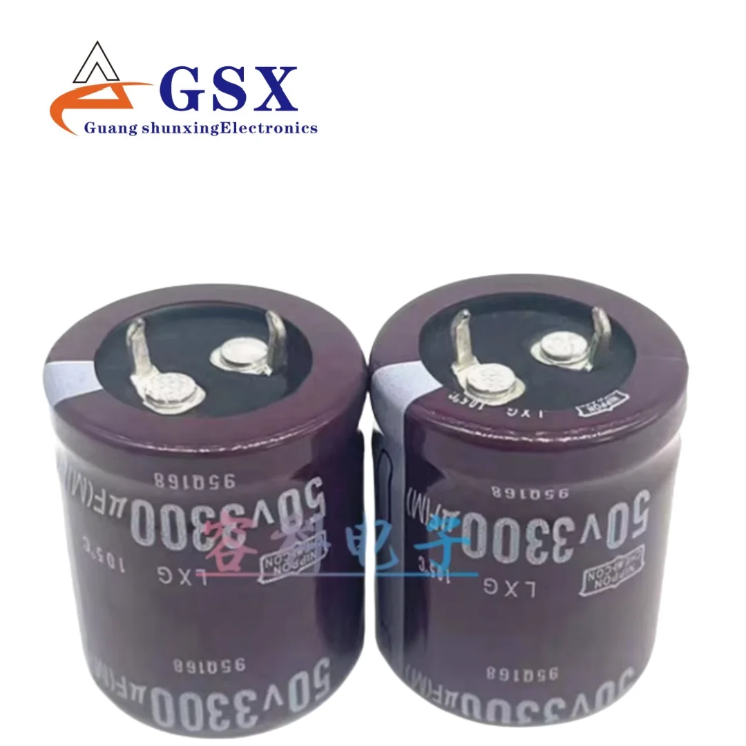

1pcs New Black Diamond 50v3300uf Electrolytic Capacitor Bull Horn 3300UF50V 22x35 25x40 30x30