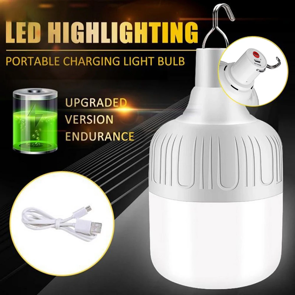 

Headlamp Fishing Light 80W USB Rechargeable Lamp LED Outdoor Night Light Bulb Self Defense Lights Portable Lamp Camping Supplies