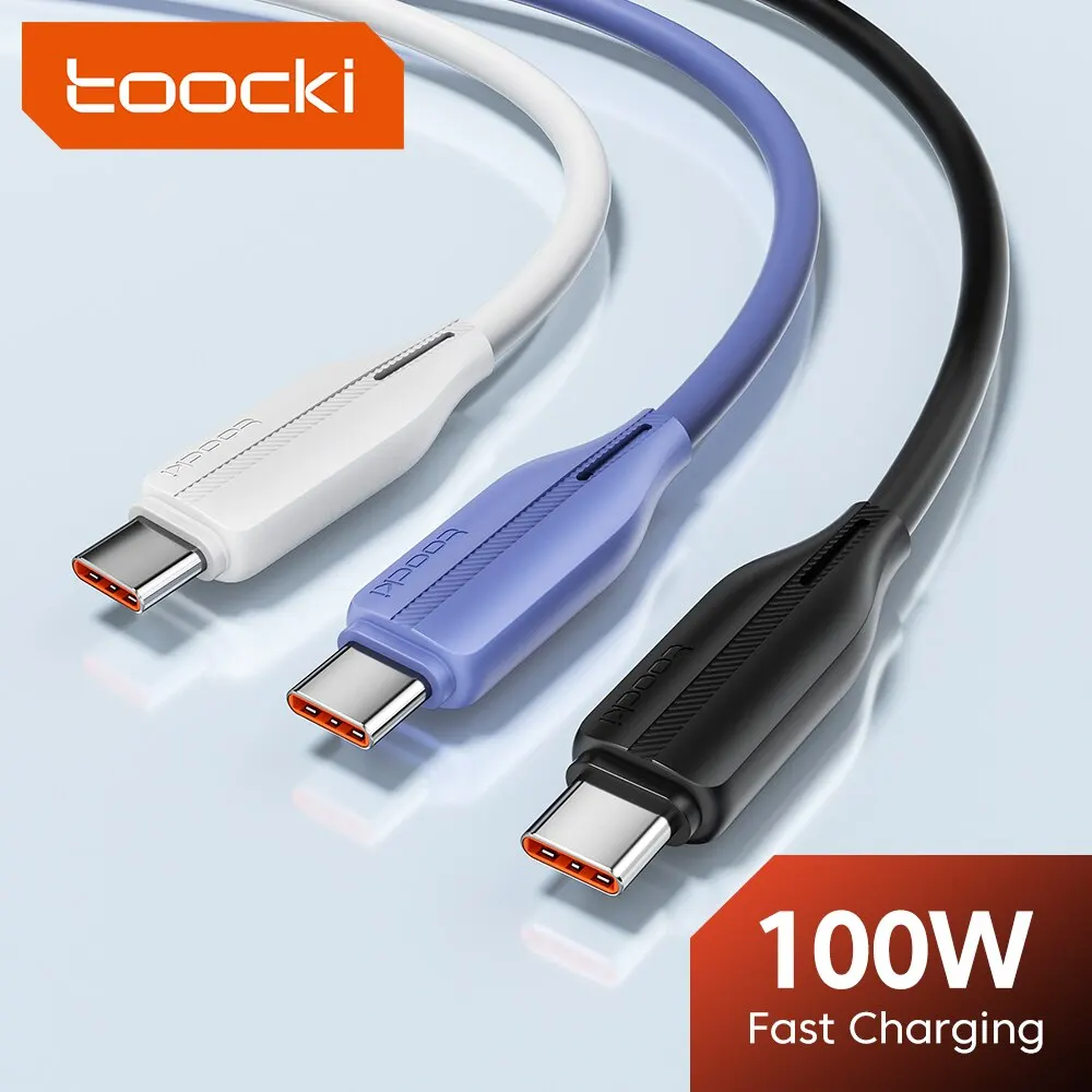 Toocki 3pack 100W USB Type C Fast Charging Charger USB C Cable for Xiaomi 12 11 Huawei OPPO Oneplus Relme Poco Type C Data Cord image 6
