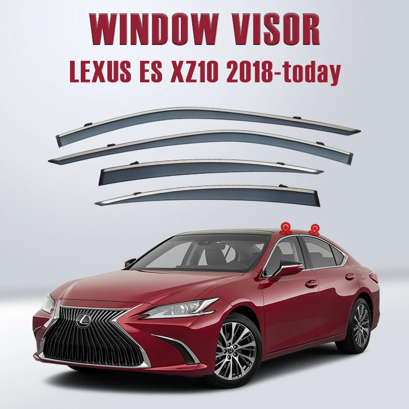 

Window Visor For Lexus ES 2001-today Auto Door Visor Weathershields Window Protectors