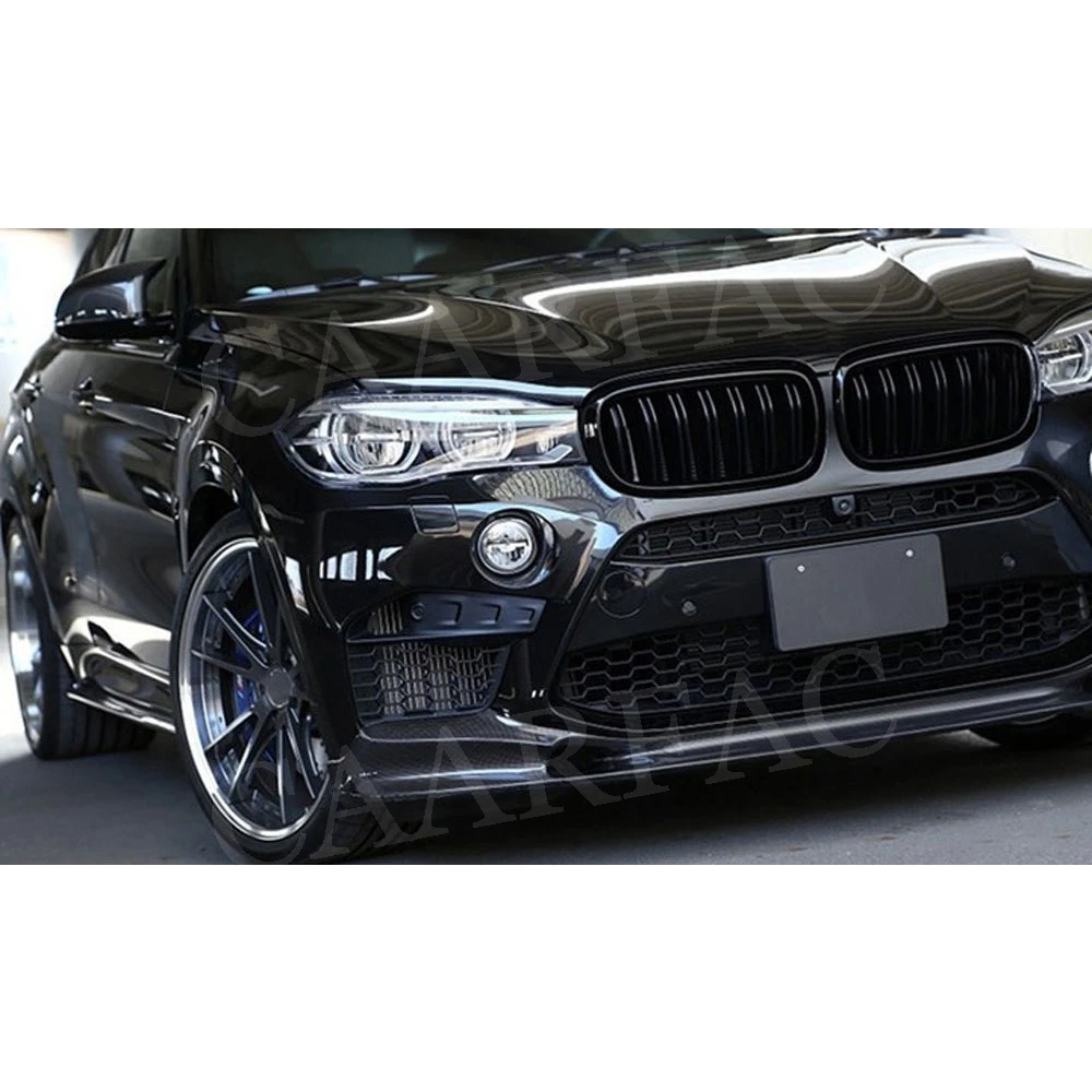 

Carbon Fiber Front Bumper Lip Spoiler Splitter For BMW X5M X6M F85 F86 2015 2016 2017 2018 Car Styling