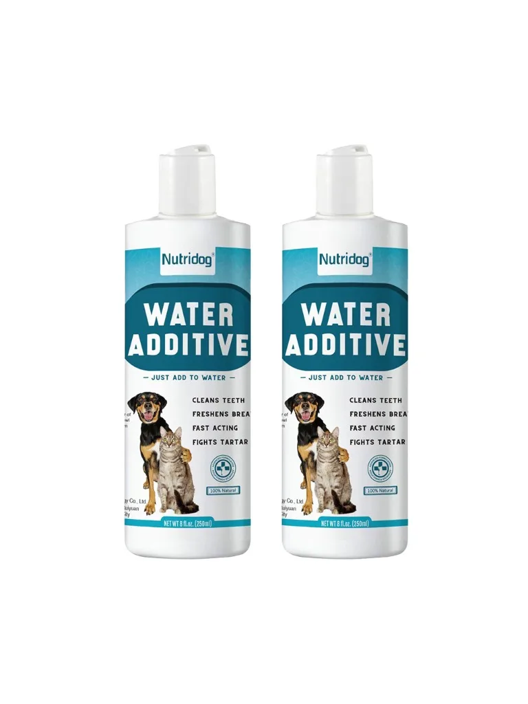 

2 Pack Pet Dental Care Water Additive for Decomposes dental plaque & cleans teeth for Dogs & Cats
