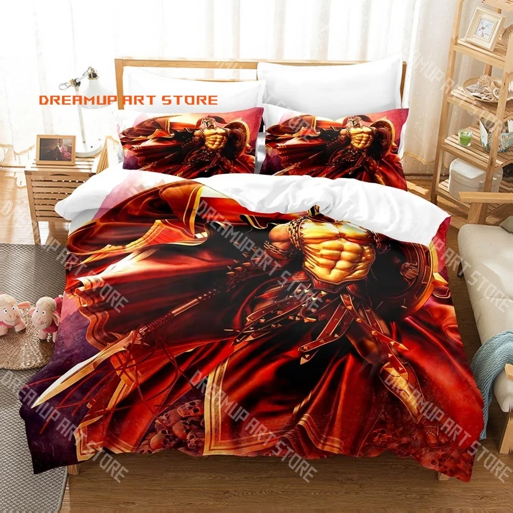 ARES God of War Greek Mythology Fans Bedding Set Single Twin Full Queen King Size Bed Set Adult Kid Bedroom Duvetcover Set