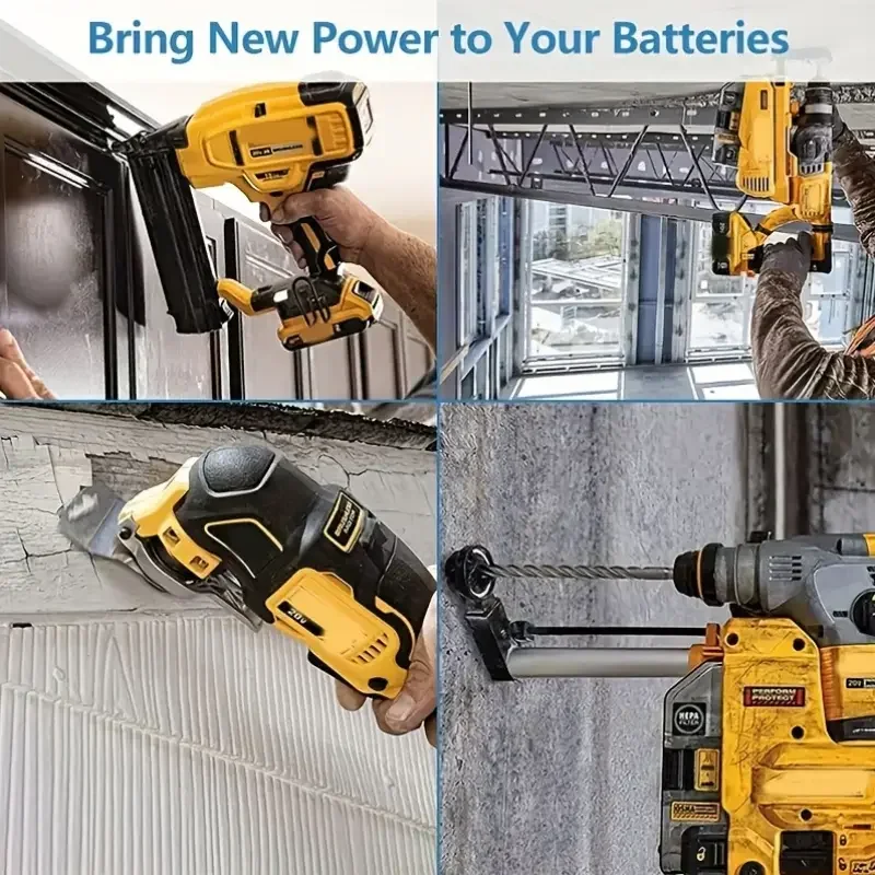 100% حقيقية لبطارية ديوالت 20 فولت 8AH بطارية ليثيوم أيون قابلة للشحن ديوالت DCB200 بطارية بديلة لأداة الطاقة #6