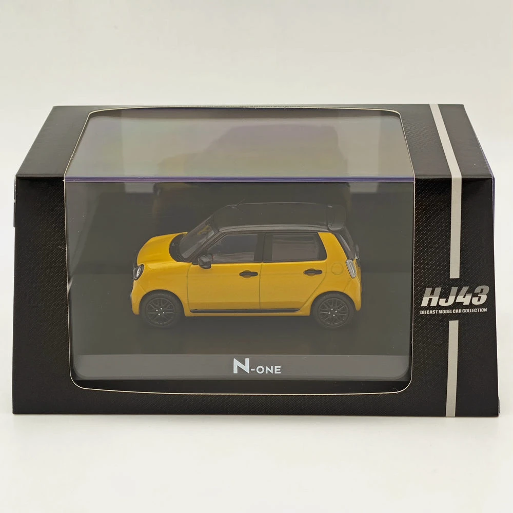 Hobby Japan 1:43 N-ONE RS Premium Yellow Pearl ll HJ432001Y Diecast Model Car Limited Collection Auto Toys Gift