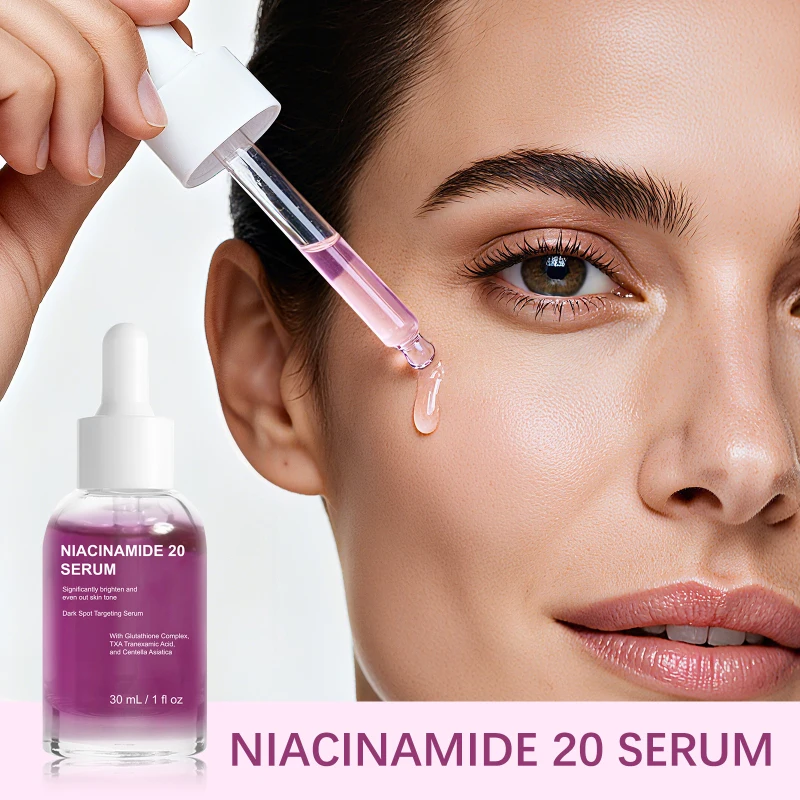 

Niacinamide Moisturize Brighten Serum Asiaticoside Oilcontrol Repair Firm Serum Gentle Fades Spots Whitens Skin Skincare Product