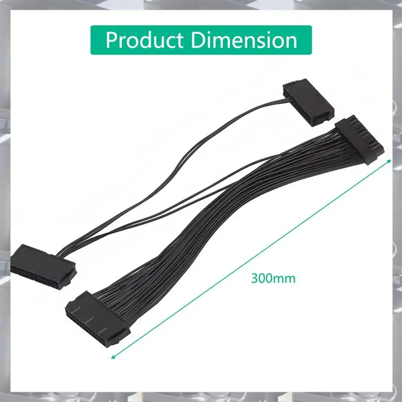 Hot Selling-ATX 24 Pin Male 1 To 3 Ports Female Power Supply PSU Splitter Cable For Laptop Computer,ATX 24 Pin Male 1 To 3 Ports
