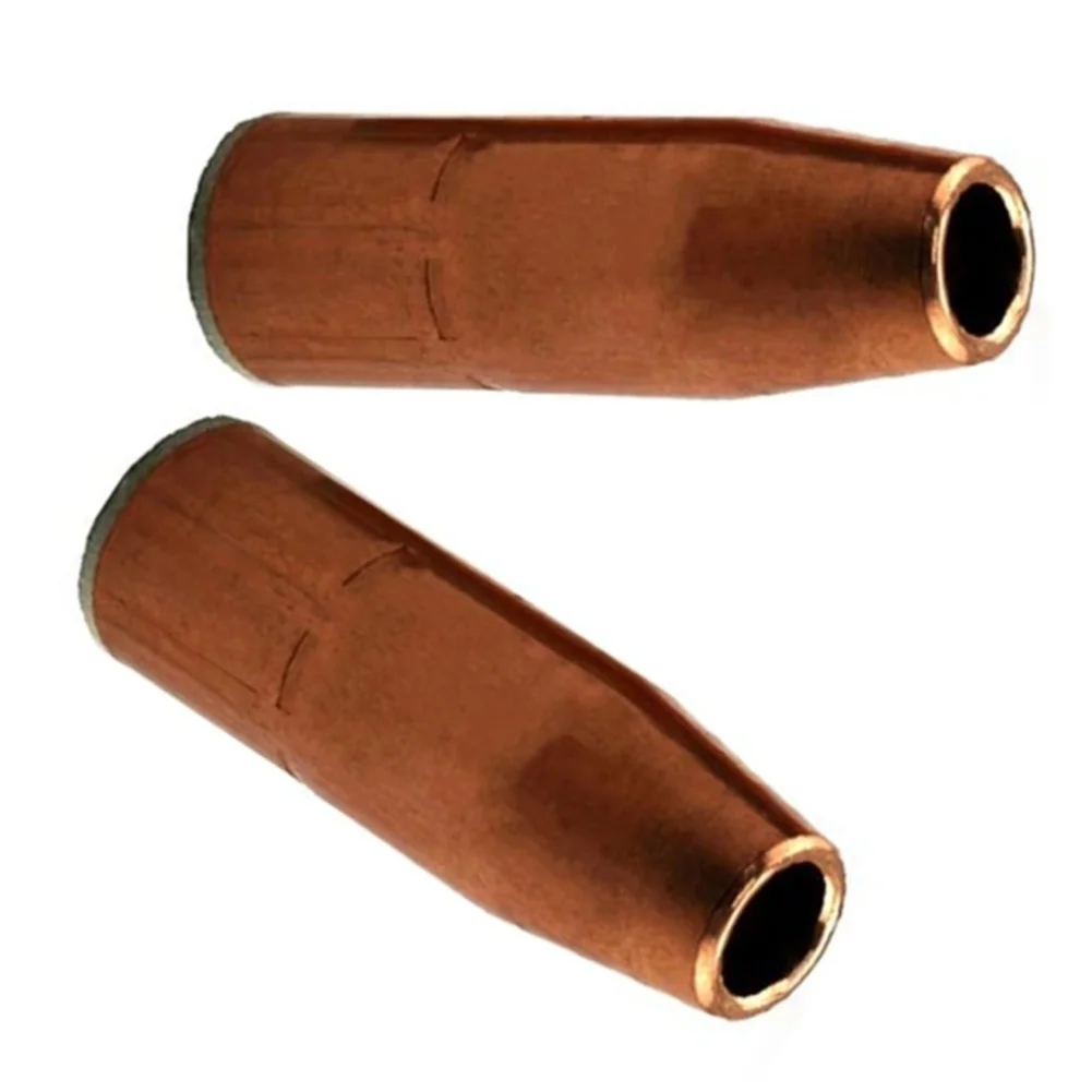 2pcs Welding Gas Nozzle Compatible for TOUGH LOCK For MIG Welding for torch Model 401450 Copper Brass Standard Size