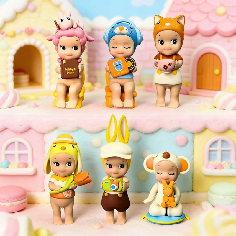 

Милая кукла-ангел из серии "Наслаждайтесь моментом" в миниатюрной коробке-сюрпризе - Коллекционная модель куклы-украшения для рабочего стола и декора автомобиля